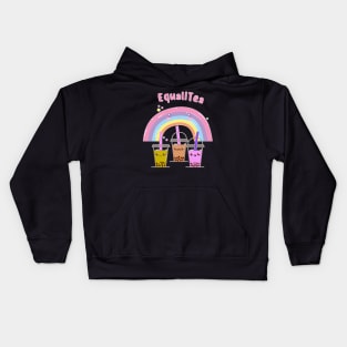 Bubble EqualiTea - Anime Kawaii Bubble Tea Kids Hoodie